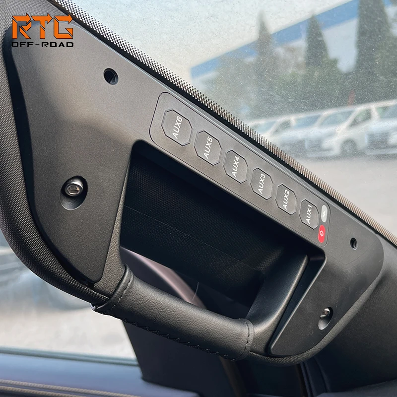RTG for Dodge RAM1500 TRX Switch Controller 12V Grab Handle Mounting Auxiliary Switches Panel