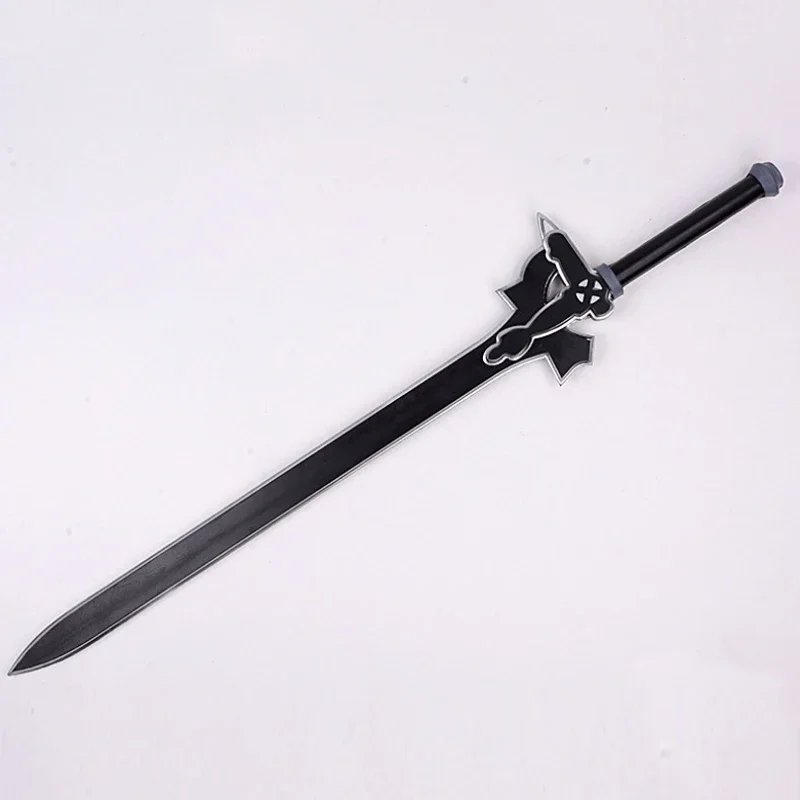 Épée d'art en ligne 80cm, arme 1: 1, figurine d'action, Kirigaya Kazuto, elucciator/répulsif foncé, Cosplay, en mousse PU