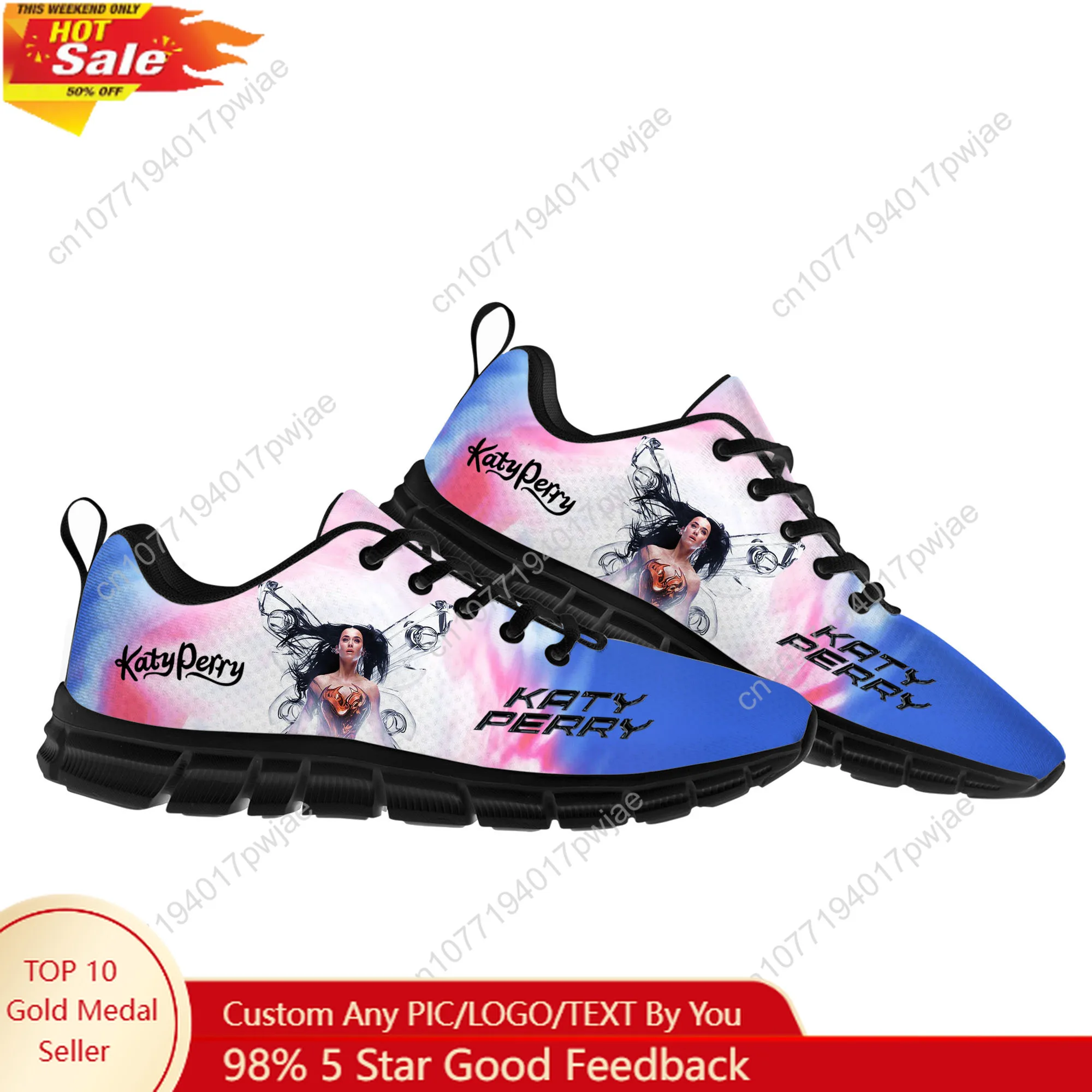

Katy Perry Singer Flats Sports Shoes Mens Womens Running Sneakers Fashion Casual Hiking Sneaker Custom Built Shoes
