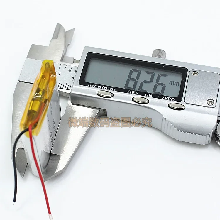 3,7 V Lithium-Polymer-Akku 803040   900 mAh kabelloser Bluetooth-Lautsprecher, Audiokarte, Kanone, Versand, wiederaufladbare Li-Ionen-Zelle