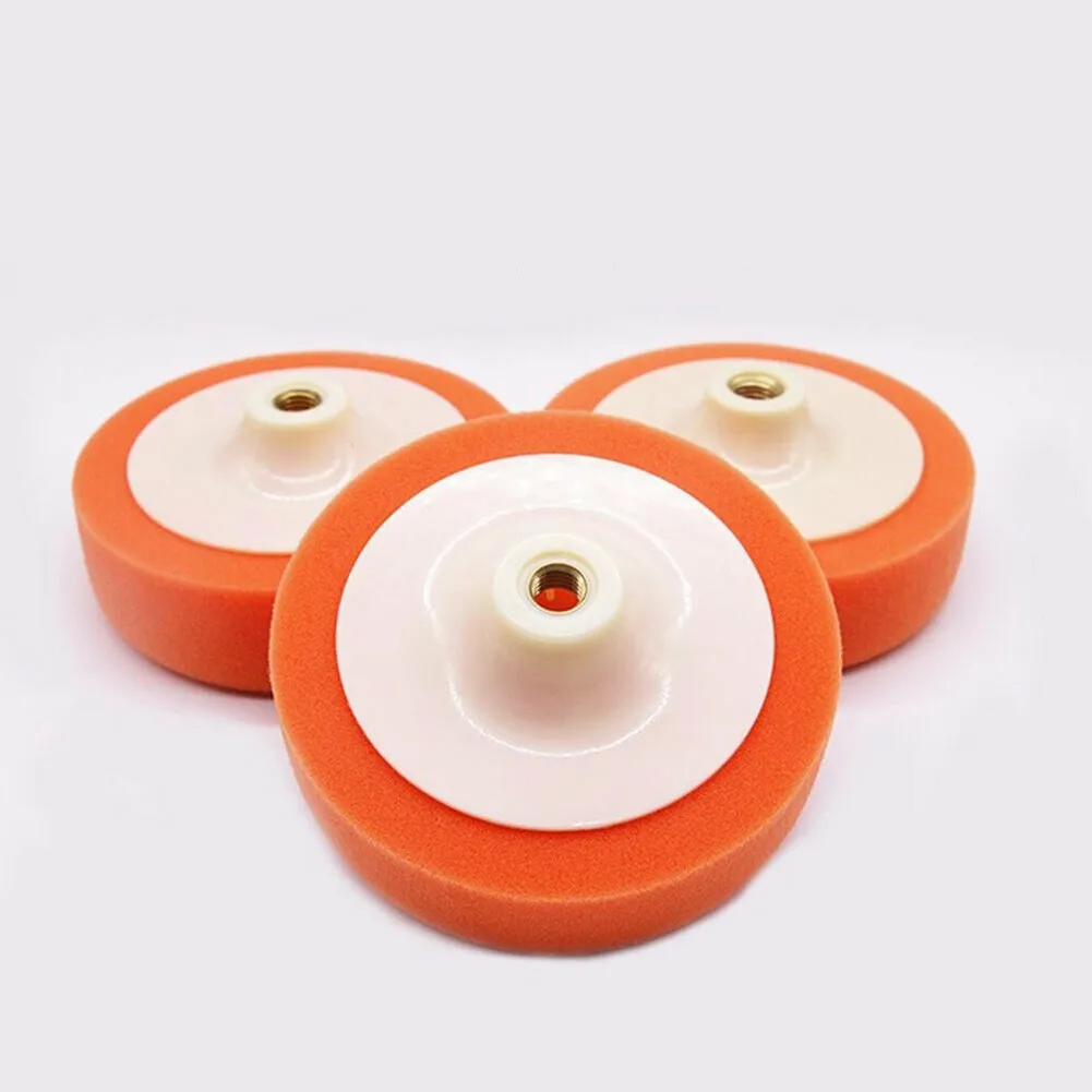 

New Useful Orange Polishing Sponge Heads Buffing Sponge Heads Diameter 150MM/6 Inch For Car Polishing And Buffing