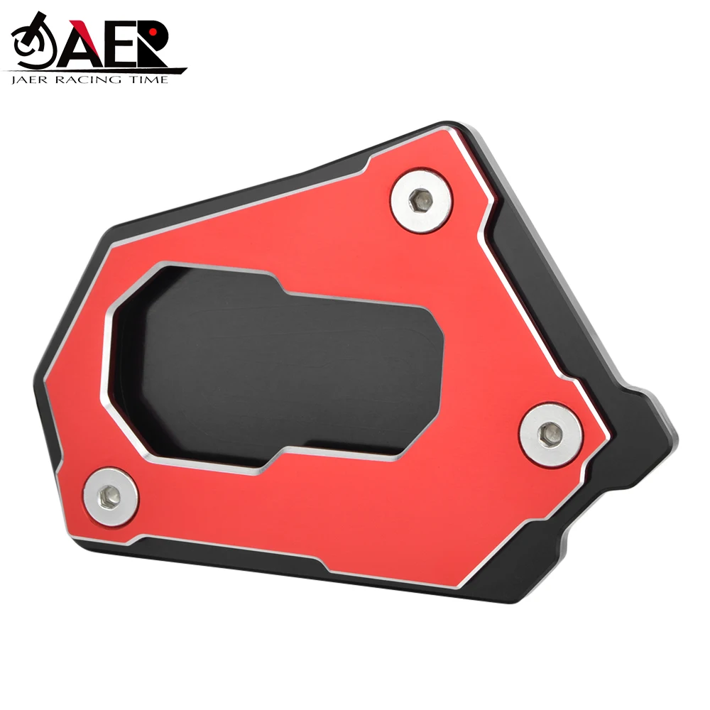 CNC Motorcycle Side Kickstand Stand Extension Plate Enlarge For BMW  R1250GS 2018 R1200GS Rallye 2016-2018 R1200GS LC ADV