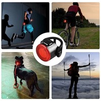 For Night Cycling Waterproof Taillight Bicycle Lantern Accessories Bike Front Rear Light Set 6 Modes USB Rechargeable Headl