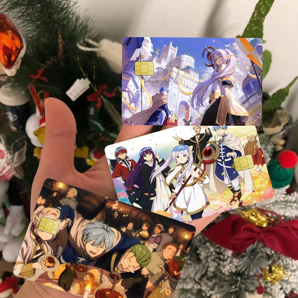

Anime F-frieren Beyond J-journeys End Anmie Sticker Film Skin Cover For Credit Card Debit Bank Card Front
