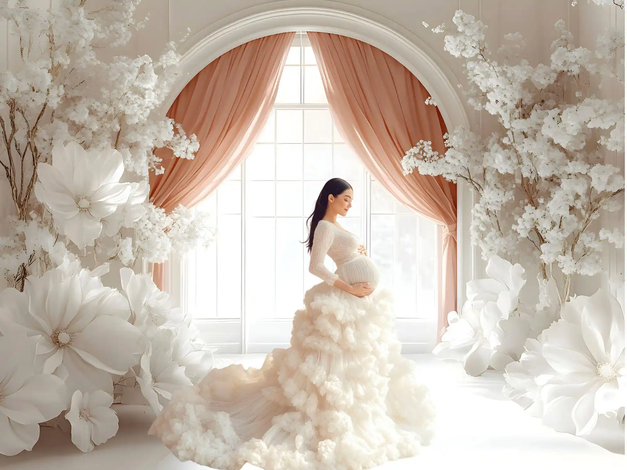 Fondo de fotografía Mehofond elegancia flores rosas habitación adulto cumpleaños boda maternidad retrato decoración telón de fondo estudio fotográfico