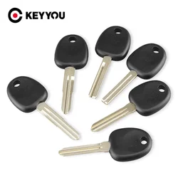 KEYYOU Car Key Case Shell Cover For Kia K2 Straight For Hyundai Accent Sonata Accent Reina Transponder Remote Case
