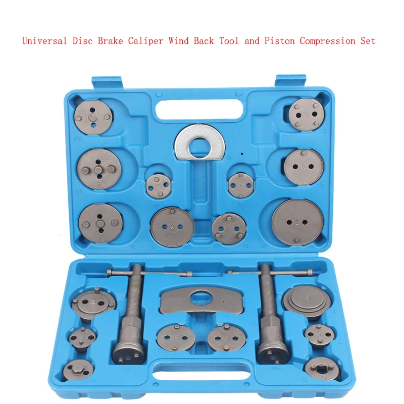 

22Pcs Professional Disc Brake Caliper Tool Set Compressor Wind Back Tool