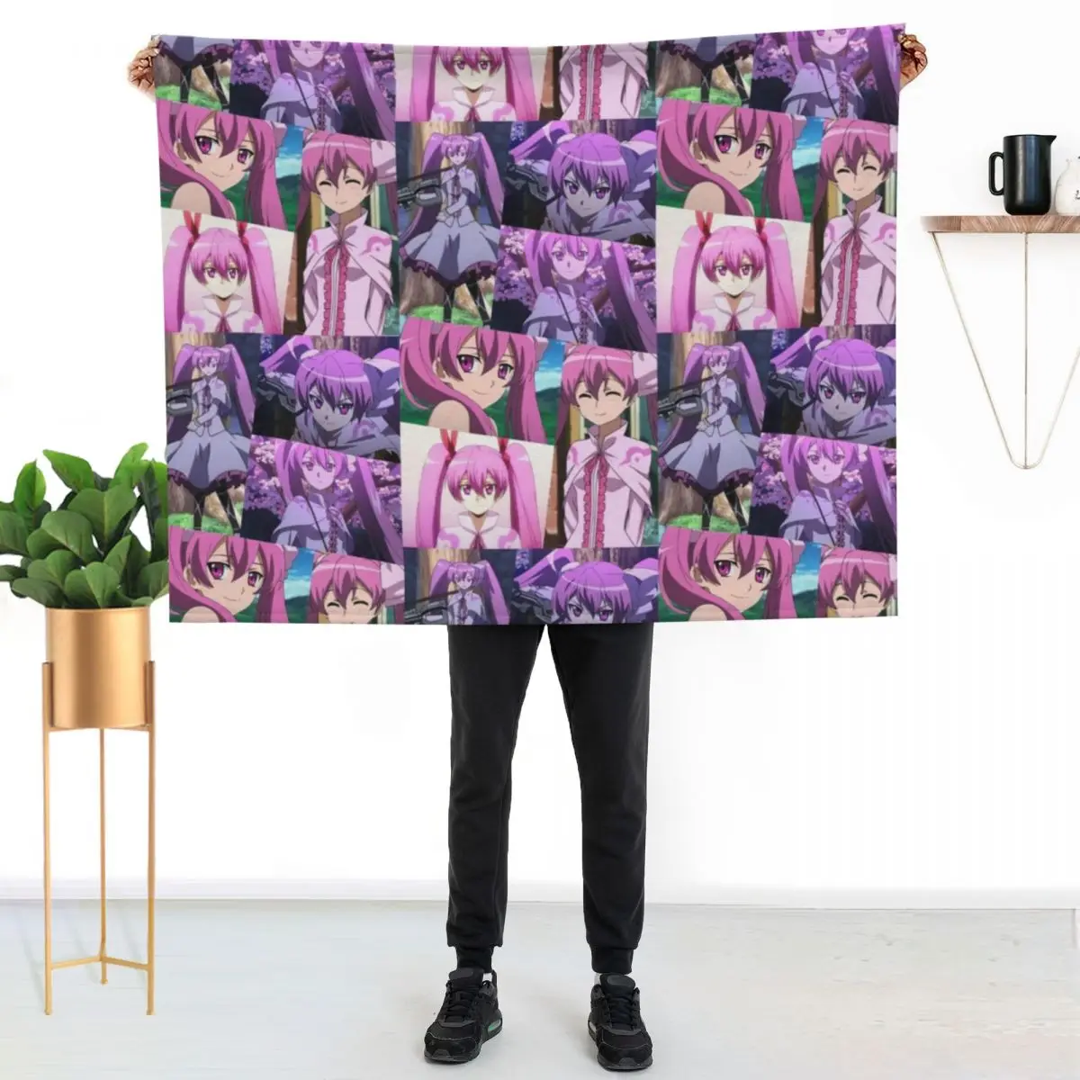 

Anime Akame ga Kill Mine Throw Blanket Wrinkle Resistant Lightweight Blanket