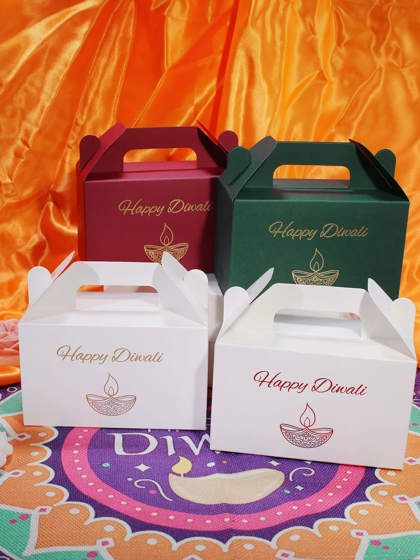 Diwali Party Gift Box, Diwali Gift Box Decorative Packaging Box Decorative Indian Festival Gift Box