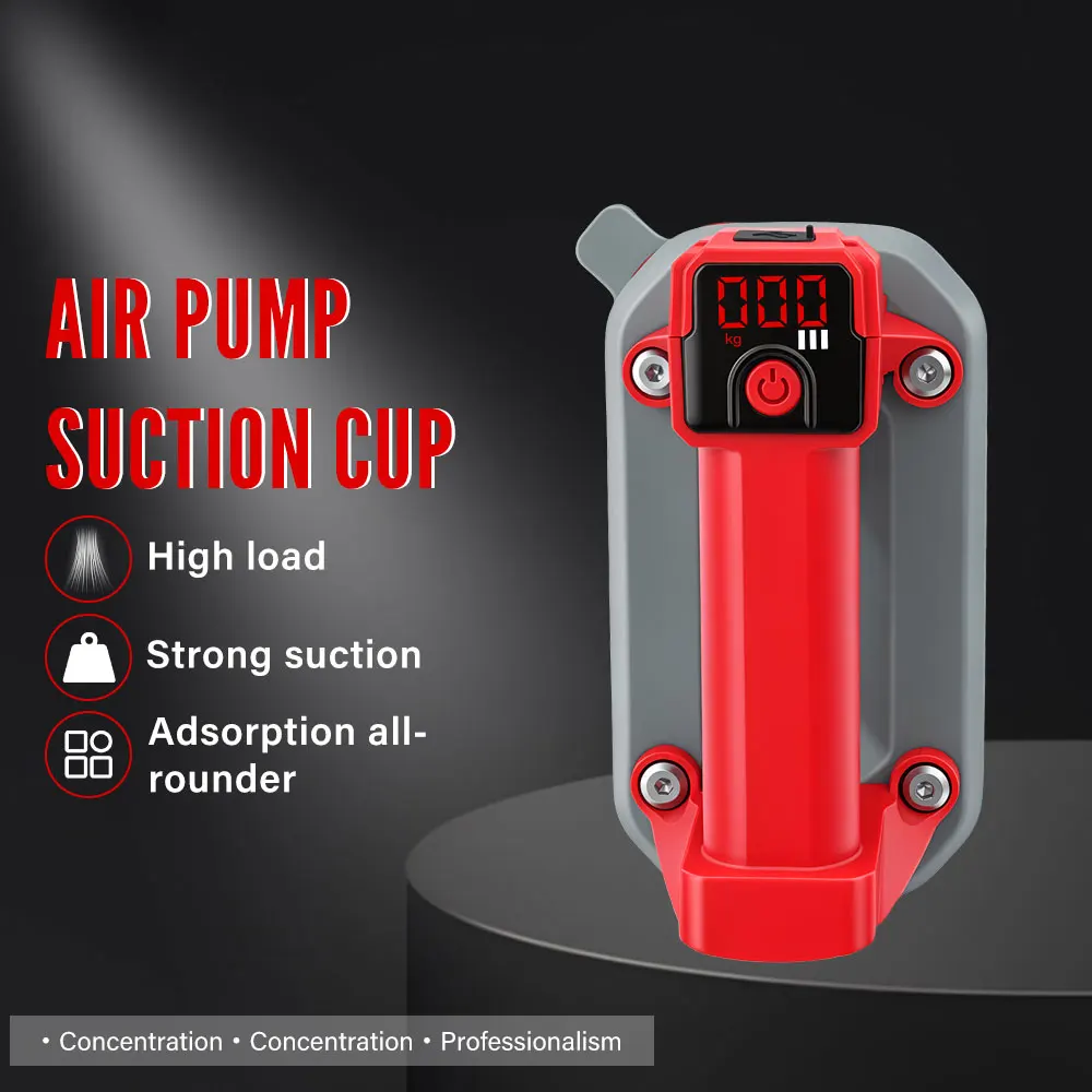 New Heavy Lifter Electric Vacuum Suction Cup Industrial Grade LED Digital Display Powerful Air Pump for Glass Tiles Lifting