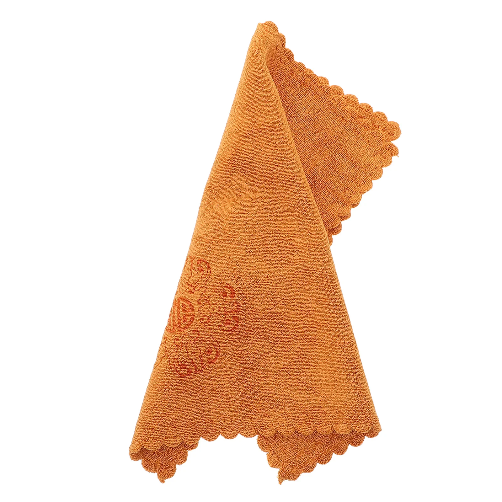 

Absorbent Thickened Tea Towels Square 30x30cm Printed Dishcloth Quick Dry Kitchen Dish Towels for Tea Ceremony