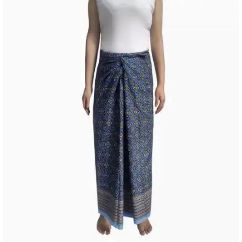 Southeast Asia Malaysia Myanmar Men Longji Skirt Sarong