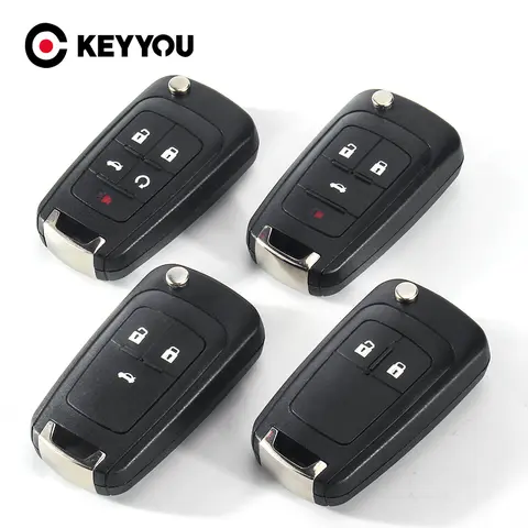 KEYYOU 1PCS Chevrolet Cruze Epica Lova Camaro Impala Fit Astra J Corsa E Insignia Zafira C 2 3 4 5BT 용 원격 자동차 키 뒤집기