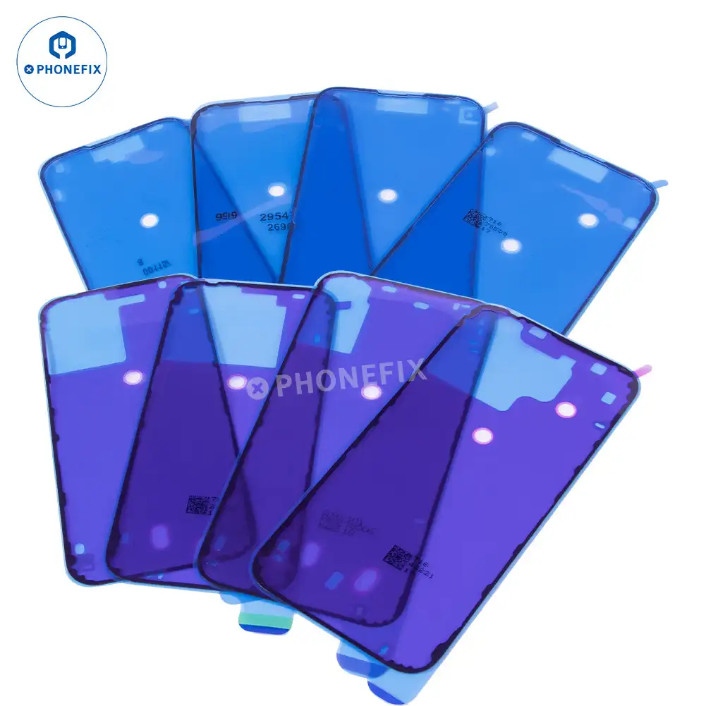 2 Pcs Top Quality Screen Waterproof Sticker For iPhone 17 16 15 14 13 11 12 Pro Max X LCD Screen Seal Tape Adhesive Glue Repair