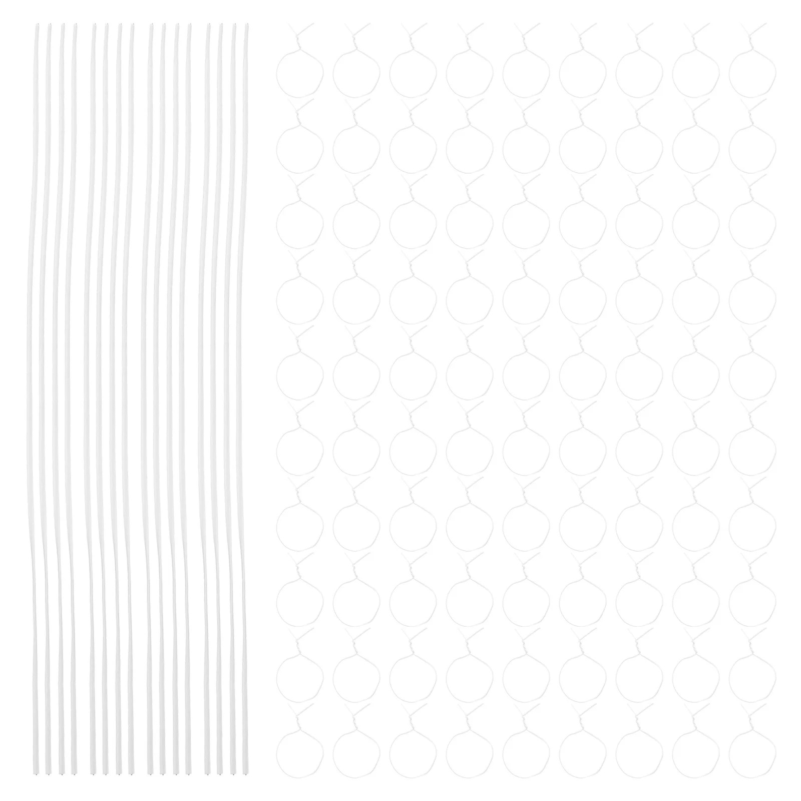 

1000Pcs Plant Ties Coated Wire Reusable Flexible Garden Cable Organizer Climbing Vine Support Cord Binding Cable Ties