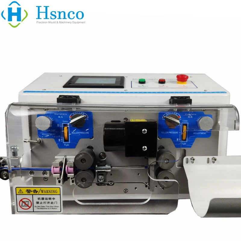 2.5mm2 4 Wheels Drive Wire Stripping Machine with Safety Guard 1mm to 5mm Cable Peeling Machine Electric Strip Cut Machine