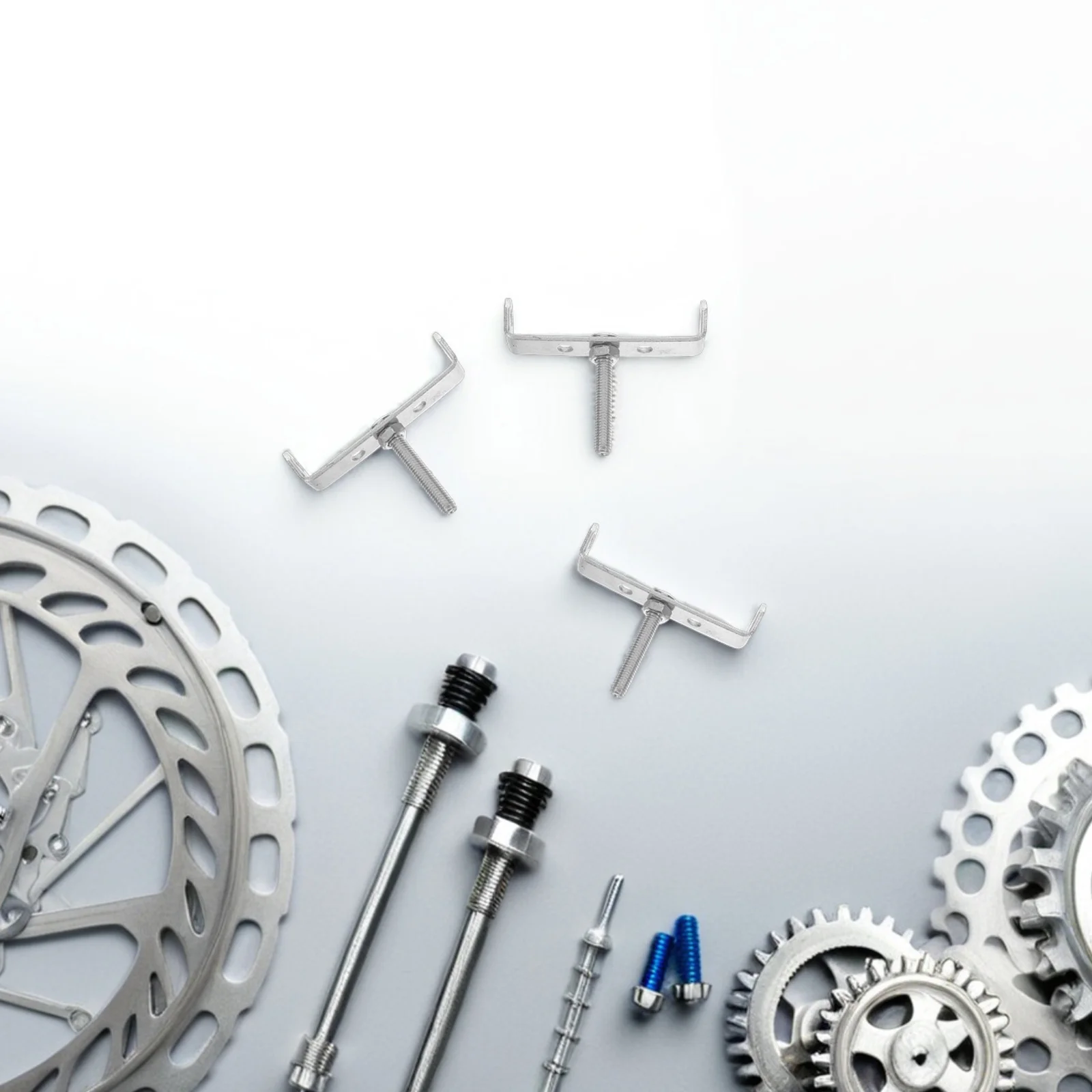 

10Pcs U-Shape Bike Rear Rack Adapter Secure Attachment Noise Reduction Riding Comfort Cycling Supplies Rear Bike Rack Connector