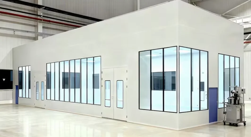 COOFULL Laboratory Modular Hard Wall ISO 7 Cleanroom Assembly Portable Clean Room Booth