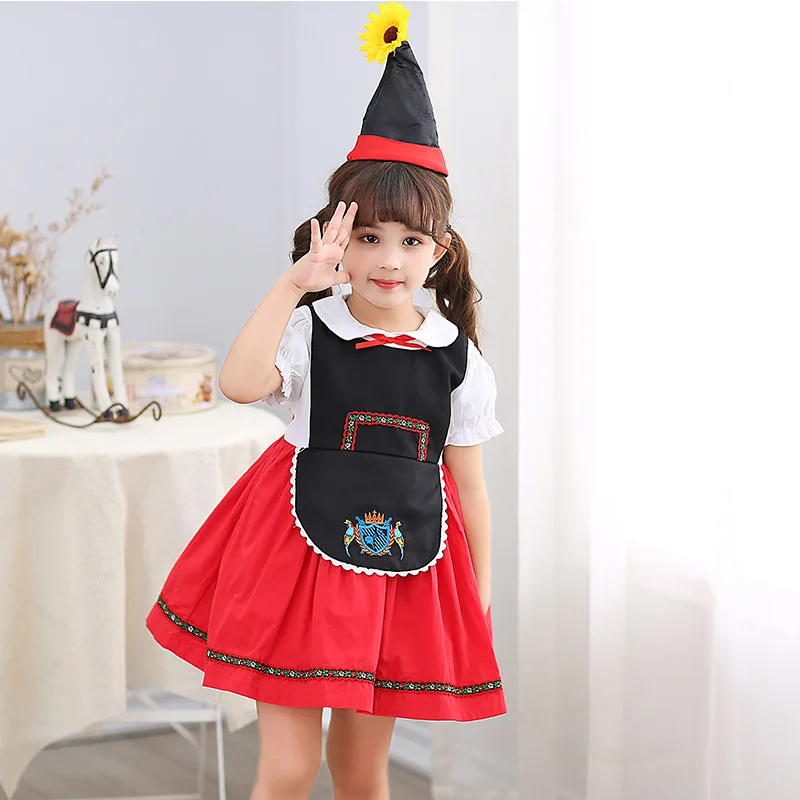 Beer Festival Children National Costume Dress Cosplay Costume Holiday Party Fashion Suit Performance Carnival Stage Costume