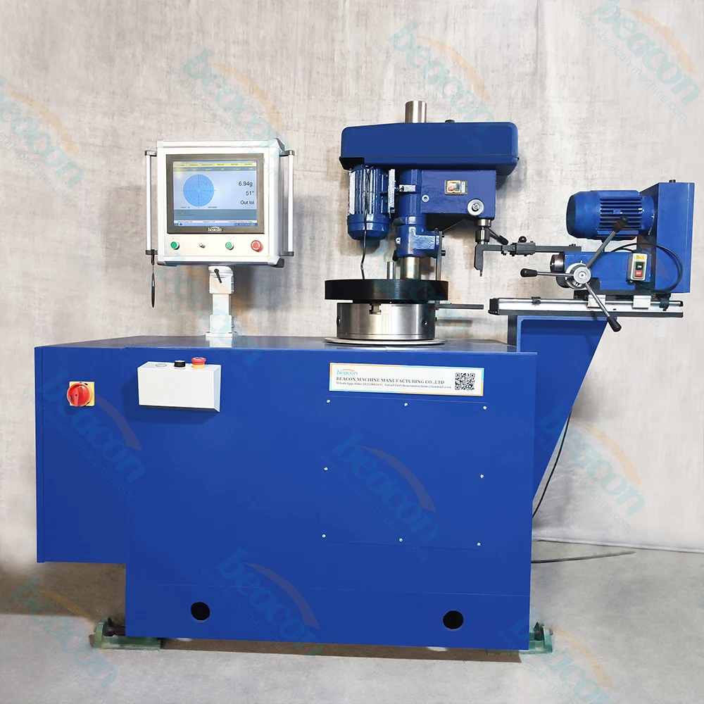 Torque Converter Industrial Dynamic Balance YLD-100A Vertical Single Plane Rotor Balancing Machine for Brake Disc with Drill
