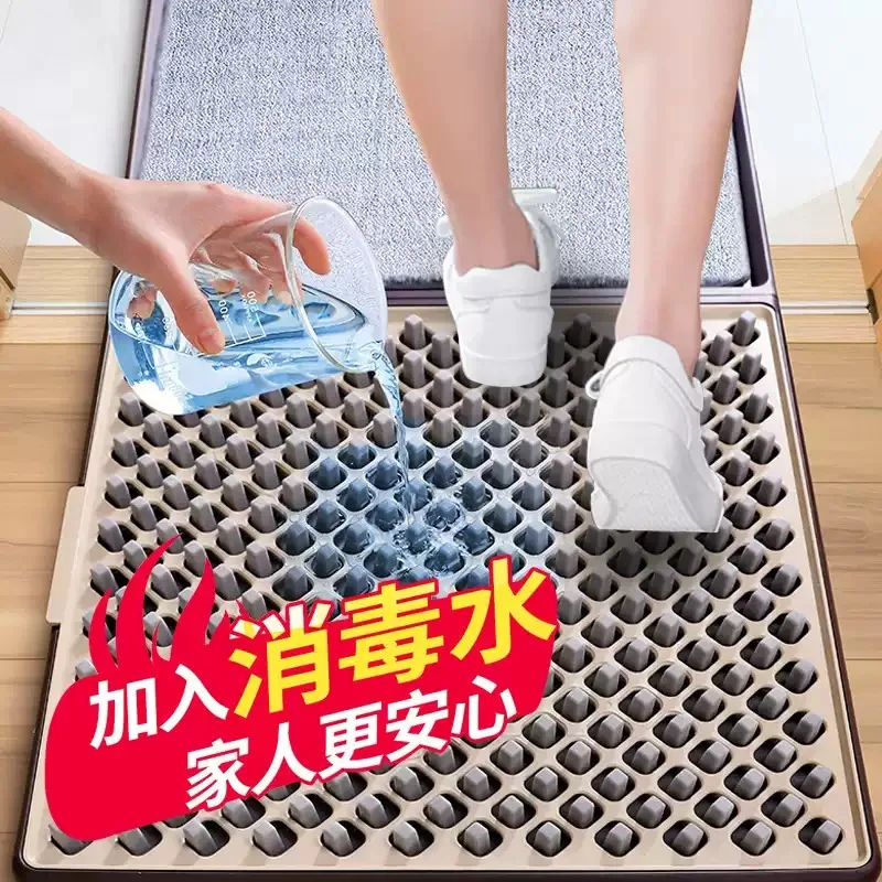 Home Sticky Disinfection Floor Mat, Sole Cleaning Doormat, Foot Mat for Household Dust Removal