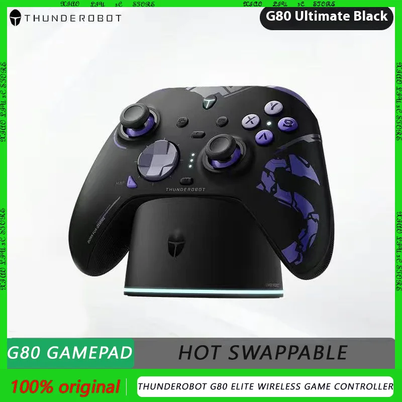 

Thunderobot G80 Elite Wireless Game Controller Wired/2.4G/Bluetooth RGB light Xbox PC Custom Controllers gamepad gift