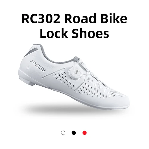 Imagen 2 del producto SHIMANO RC3 zapatos de bloqueo de bicicleta de carretera Shimano RC302 zapatos de bloqueo sistema BOA zapatos de bloqueo de bicicleta