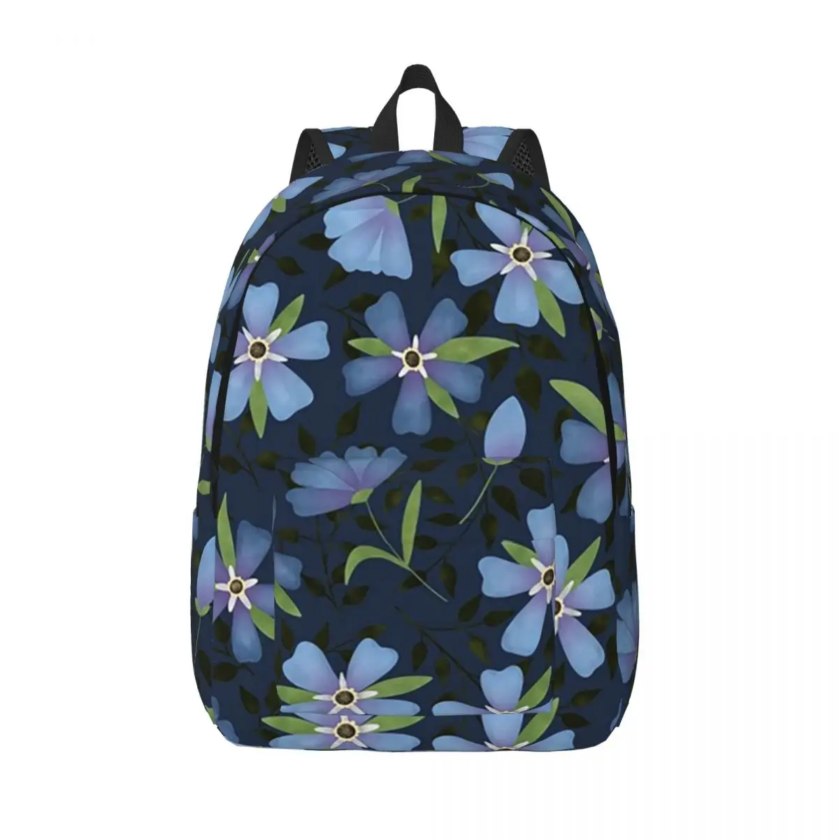 

Dark Forget Me Not Flowers Student Backpack School Bag Hiking Daypack for Men Women Fashion Boys Girls Bookbag Shoulder Bags