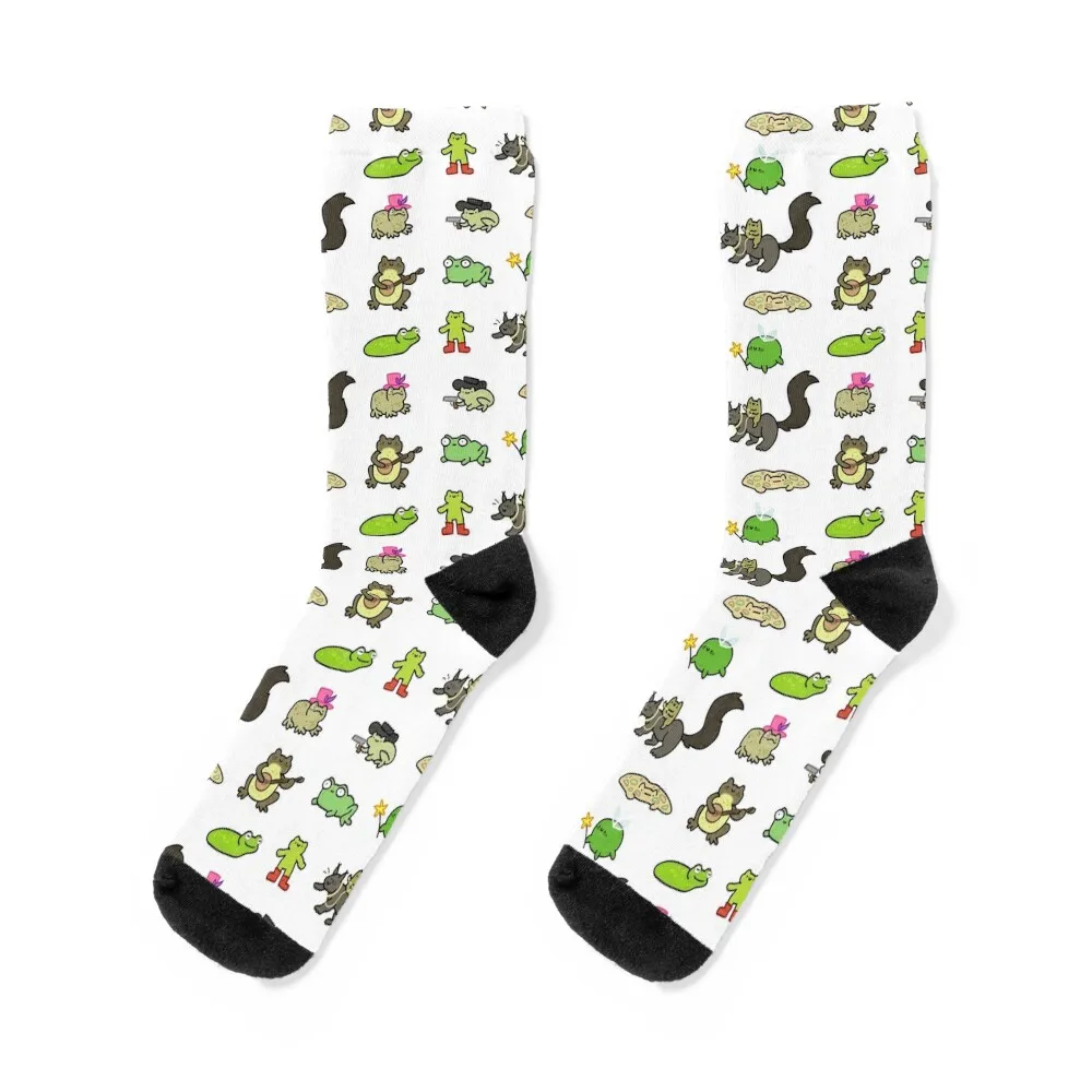 froggies mix Socks Soccer cool Christmas Socks Women Men's