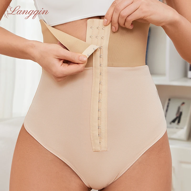 Women Slimming Underwear Push Up Butt Lifter Abdomen Shapers High Waist Tummy Control Shaper Thong