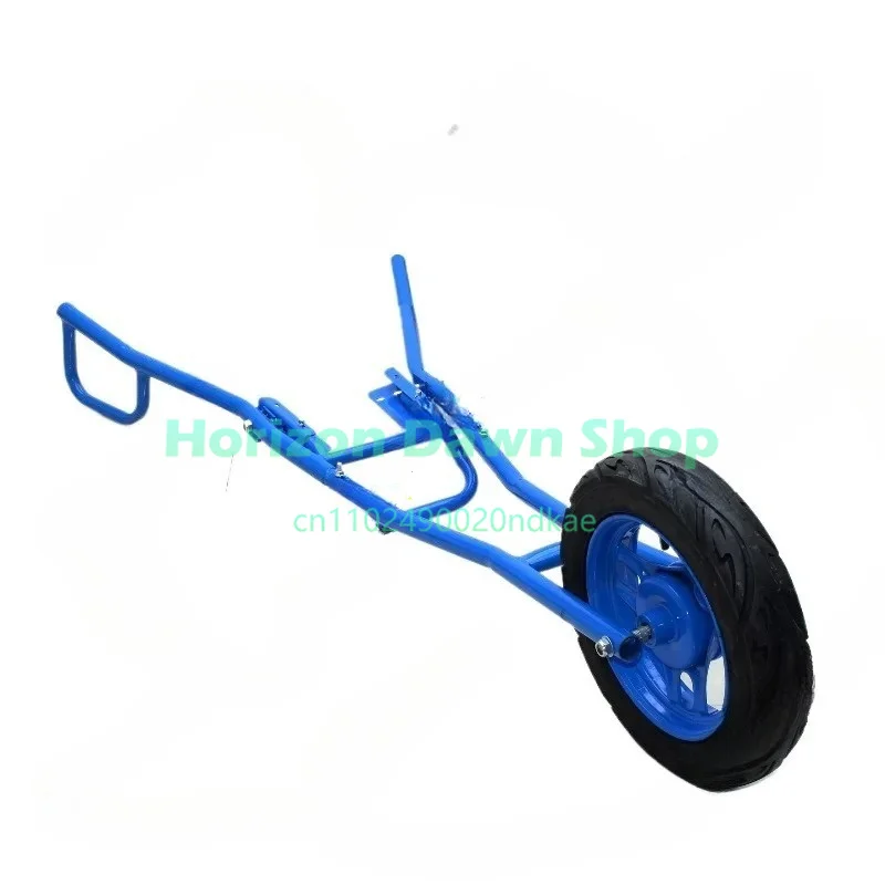 Hand Push single Wheel Ground Drilling Frame Agricultural Hole Drilling Ground Drilling Frame