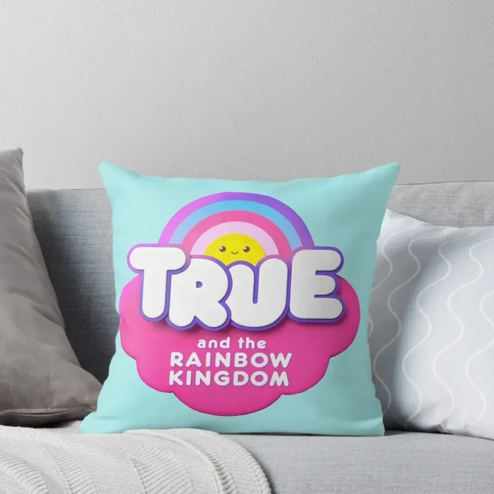 True Rainbow kingdom wonderful wishes Throw Pillow Decorative Cushions Custom Cushion pillow