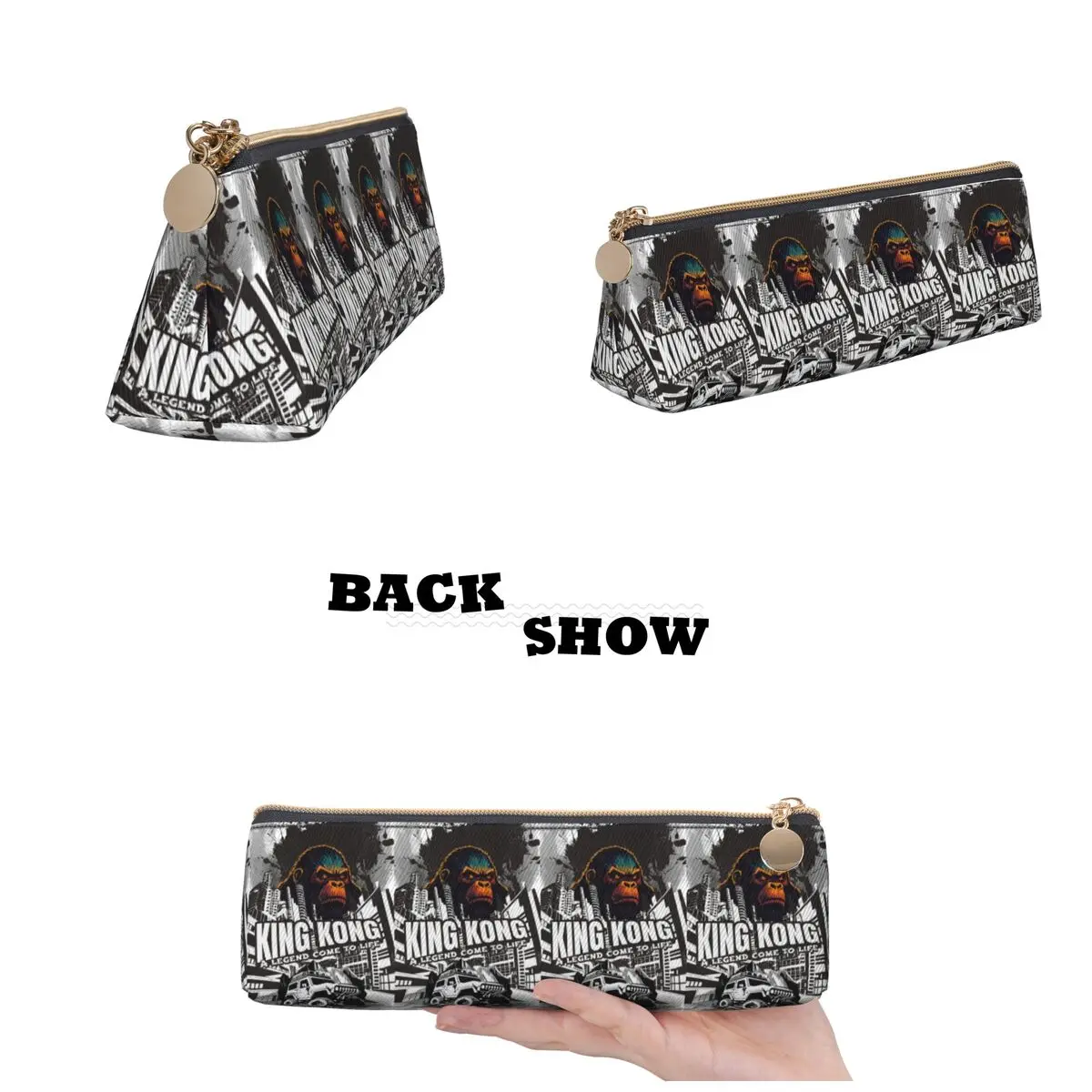 King Kong A Legend Estuches para lápices Estuche para lápices Suministros de papelería Caja para bolígrafos de gran capacidad Bolsa para lápices para regalos de niños y niñas