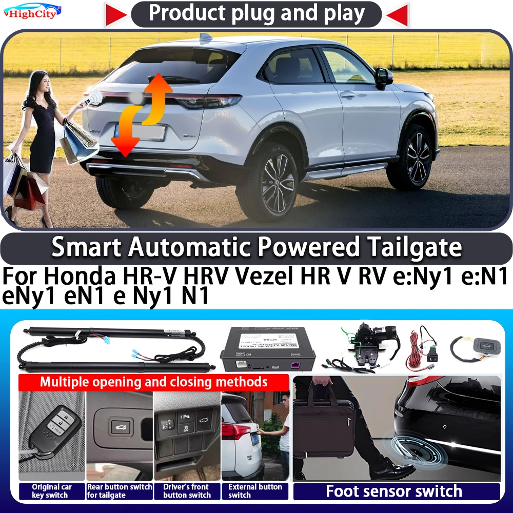 

For Honda HR-V HRV Vezel HR V RV e:Ny1 e:N1 eNy1 eN1 e Ny1 N1 OEM Smart Automatic Powered Tailgate Key Close Kit Power Tailgate