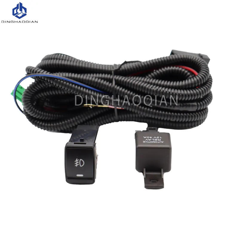 1 مجموعة أضواء الضباب المصباح لنيسان ألتيما Teana 2013 2014 2015 أضواء الضباب سيارة طقم مصابيح الضباب مع تسخير لمبة التبديل #6