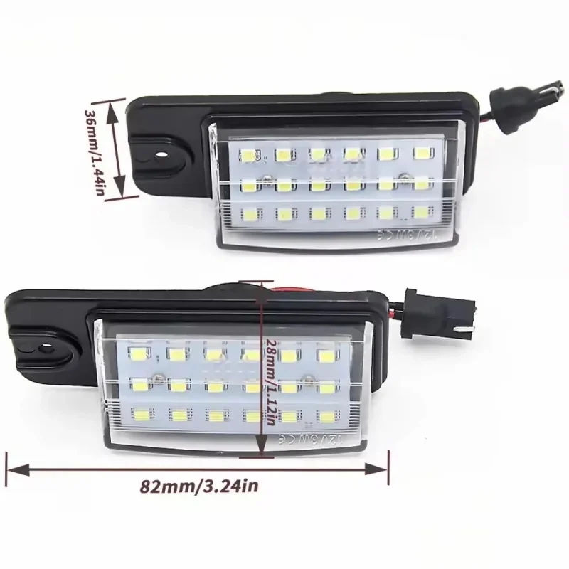 

2pcs License Plate Light Number Plate Lamps Assembly Replacement for Infiniti EX35 EX37 QX50 FX35 FX37 FX50 Nissan Murano Altima