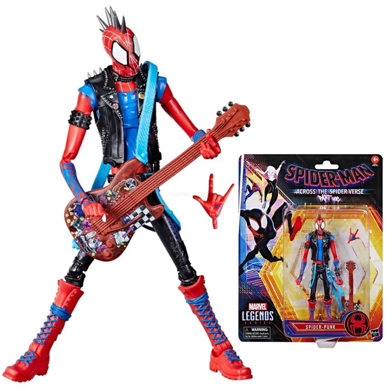 New In Stock Original Marvel Legends Series Across The Spider Verse Spider Punk Action Figure 6 Inch Scale Collectible Model Toy