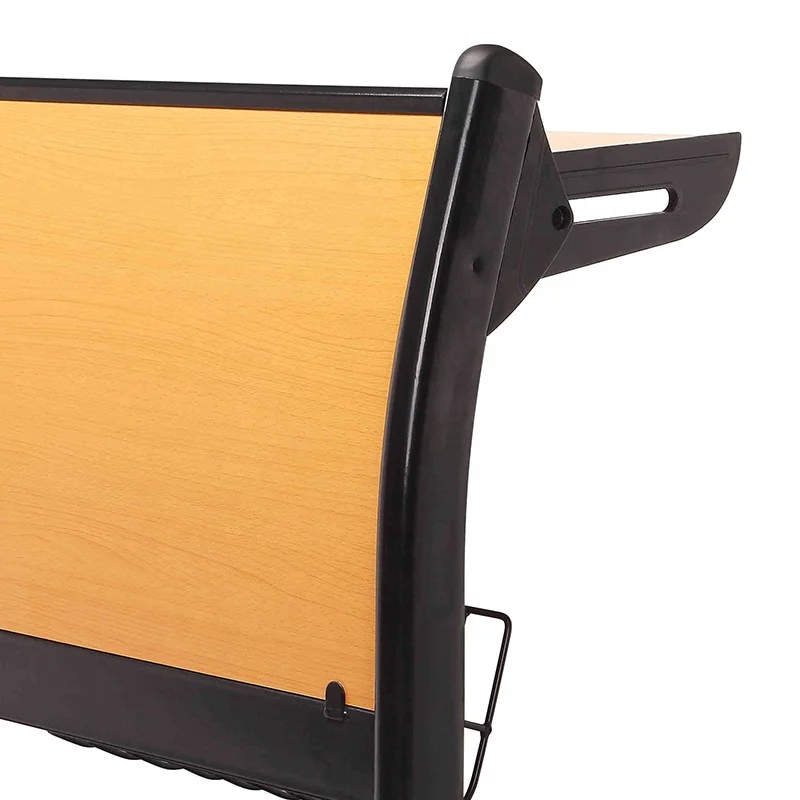 Mesa e cadeiras de madeira moderna para estudantes, universidade universitária, escola secundária, móveis para sala de aula