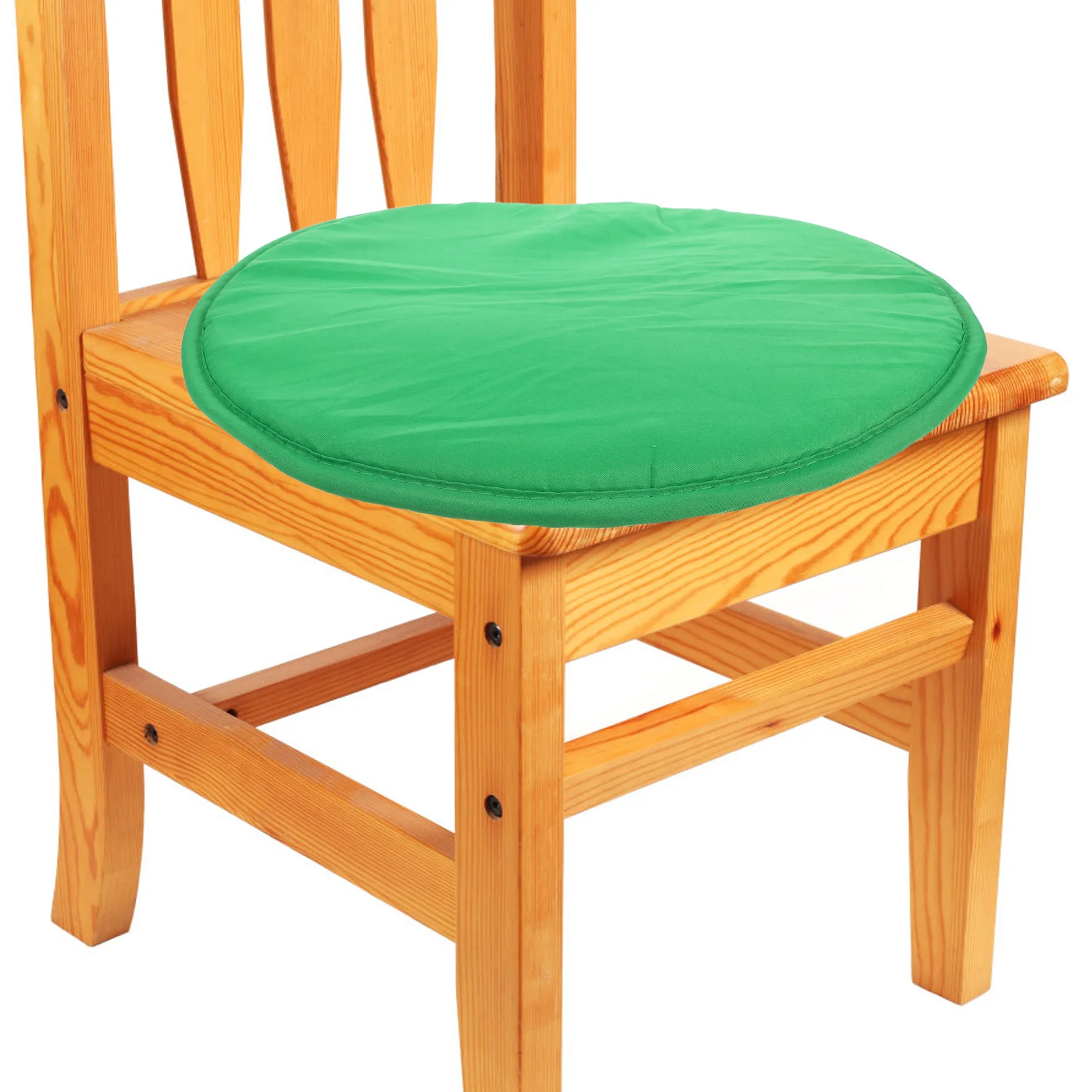 

1Pcs Round Sponge Seat Cushion Light Green Diameter 38cm Thickened Chair Pillow for Sofa Bed Car Dining Office Restaurant