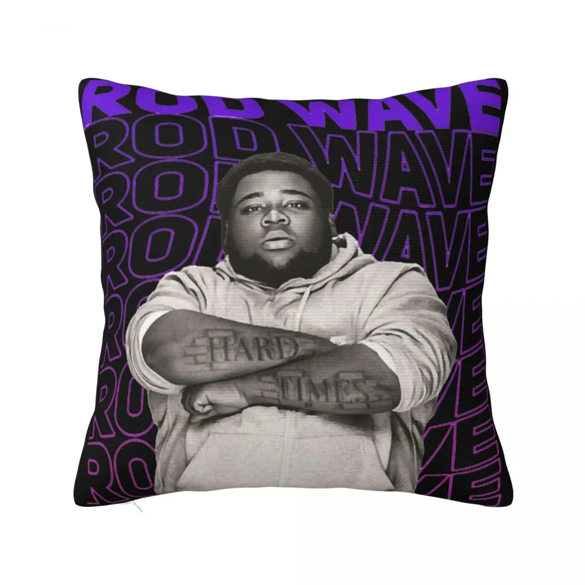 Rod Wave Rapper Singer Pillowcase Product Printed Cushion Cover Decorative Nostalgia Tour Pillow Case Cover Home Multi-Size