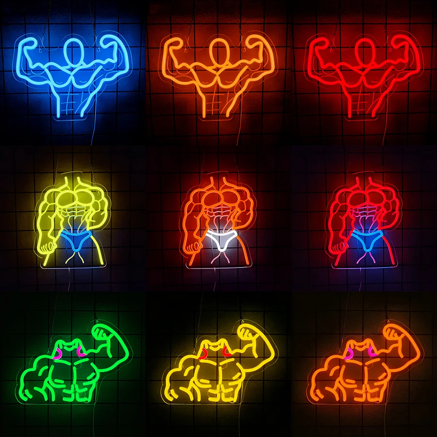 

Мужское тело Неоновая вывеска Бодибилдер Светодиодная вывеска Мышцы Мужчины Неоновые огни Тренажерный зал Body Light Up Знак Сексуальная вывеска для мужчин Пещера Тренажерный зал Комната Спортивный клуб