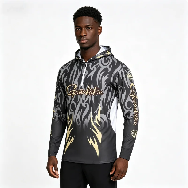 

Breathable Fishing Clothing Coat Vests Clothes Long Sleeve Fishing Clothes Cool Quick-Drying Anti-UV Jacket Sports Sunscreen
