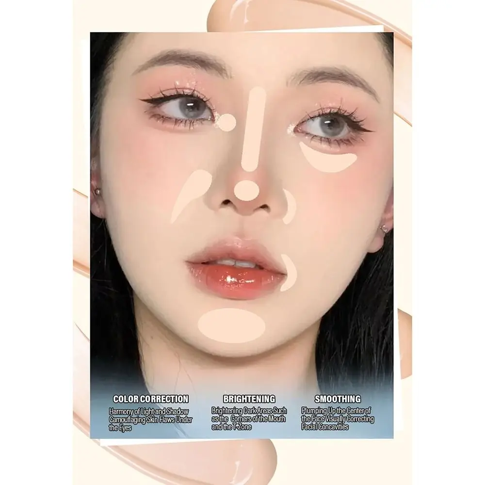 1Pcs Langlebig PIPL Concealer Stift Feuchtigkeitsspendende Abdeckung Akne Narbe Flüssigkeit Make-Up Gesicht Aufhellung Leichte Pulver Creme