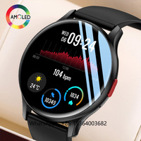 TJXL-SENBONO MAX11 AMOLED 2023 Smart Watch Men Round 1.43'' 466*466 HD Big Screen Ip68 Waterproof Answer Call Sports Smartwatch