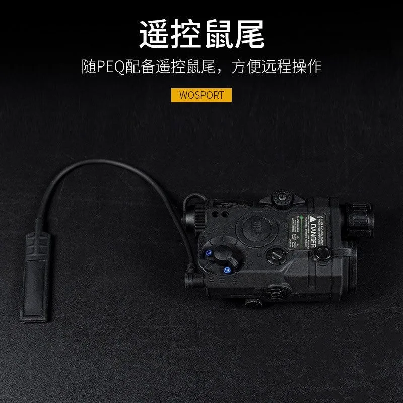 Multifunctionele PEQ-15 (Rode Laser + Groene Laser + Zaklamp) Tactische Rode Groene Dubbele Laserstraal Indicator