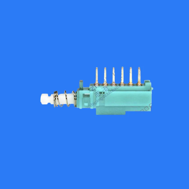50pcs/piano key switch straight key switch button press switch power amplifier mixer car switch self-locking type 12 feet