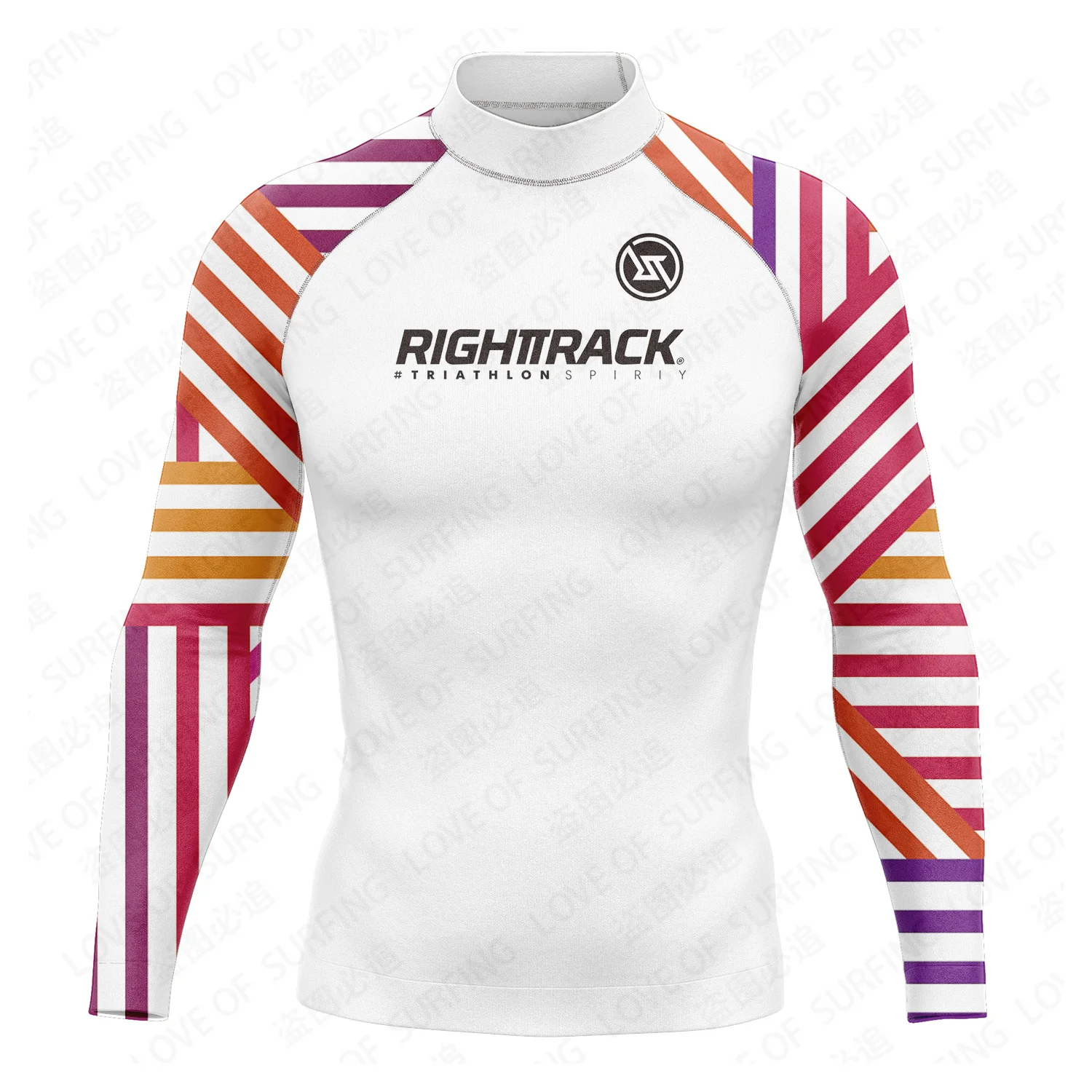 Rash Guards RIGHTTRACK surfing sports and surfing suit for men's quick drying swimming casual surfing swimsuit can be customized