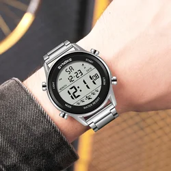 Fashion men's watch, outdoor sports, military universal watch, men's business stainless steel watch, men's clock, reloj hombre