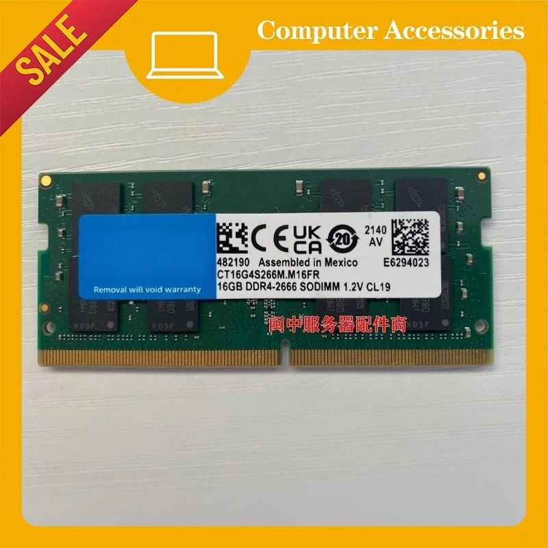 For Raytheon 911 G7000S Dino-X8 16G 2RX8 DDR4 2666 2667 Notebook Memory