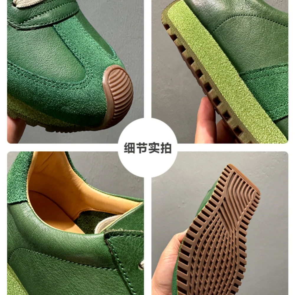 أحذية كاجوال كلاسيكية قابلة للتنفس - أحذية جديدة عصرية ومريحة وعصرية ومتعددة الاستخدامات من الجلد الأصلي للرجال #6